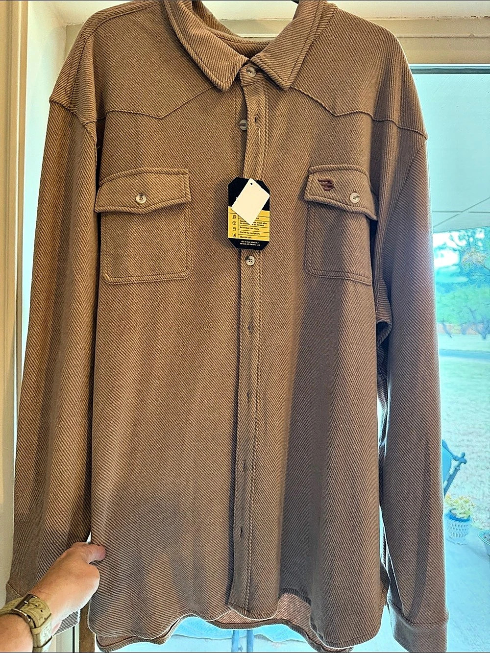 Burlebo Austin Shirt Men's Brown XXL